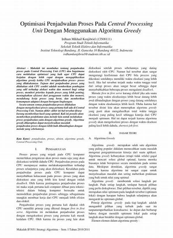 Optimisasi Prediksi Dengan Algoritma