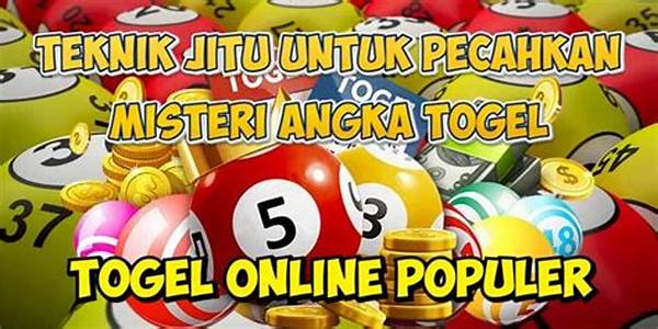 Teknik Jitu Mendapatkan Angka Togel