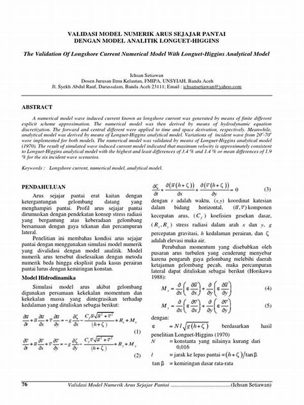 Validasi Hasil Dari Model Numerik