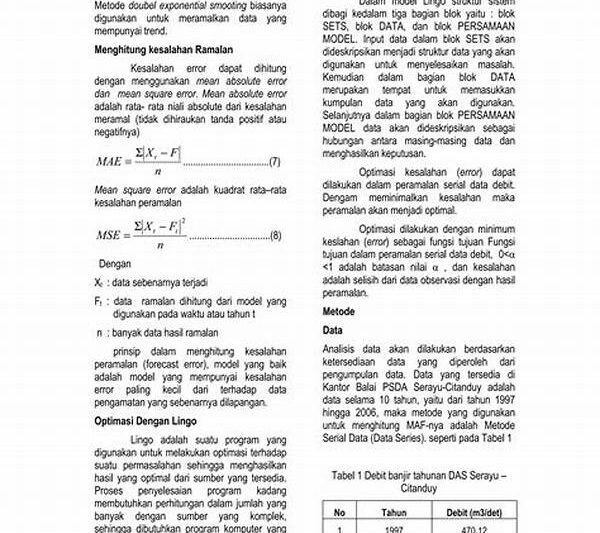 Optimasi Ramalan Angka Efektif